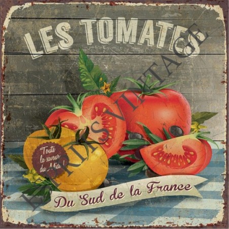 Dessous de plat 20x20 cm les tomates colcorées du sud de la France