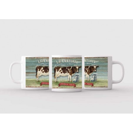 Mug blanc céramique Ø 8,2 cm hauteur 9,5 cm