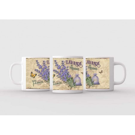 Mug blanc céramique Ø 8,2 cm hauteur 9,5 cm