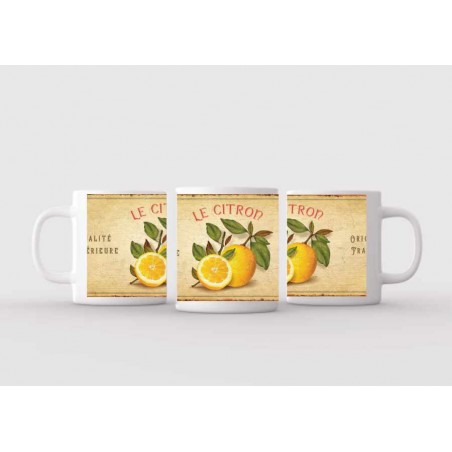 Mug blanc céramique Ø 8,2 cm hauteur 9,5 cm