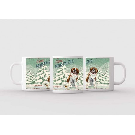 Mug blanc céramique Ø 8,2 cm hauteur 9,5 cm