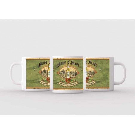 Mug blanc céramique Ø 8,2 cm hauteur 9,5 cm