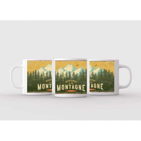 Mug blanc céramique Ø 8,2 cm hauteur 9,5 cm