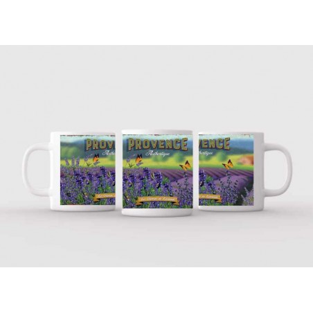 Mug blanc céramique Ø 8,2 cm hauteur 9,5 cm